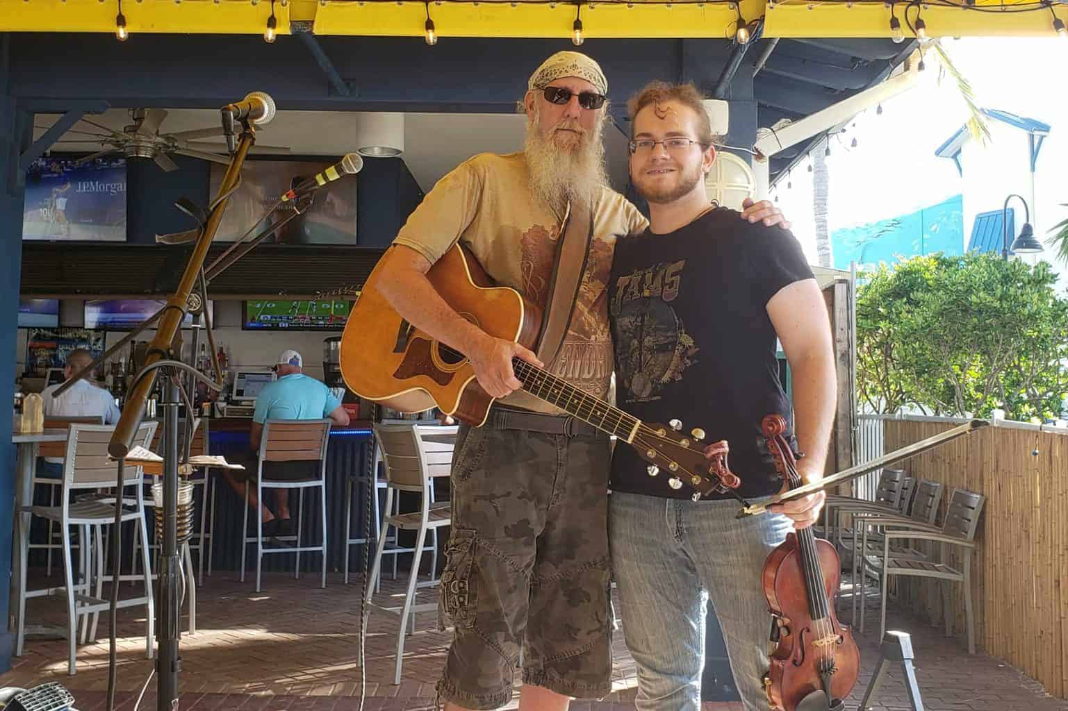 Mangrove Mark & the Fiddle KIng at E.R. Bradley's