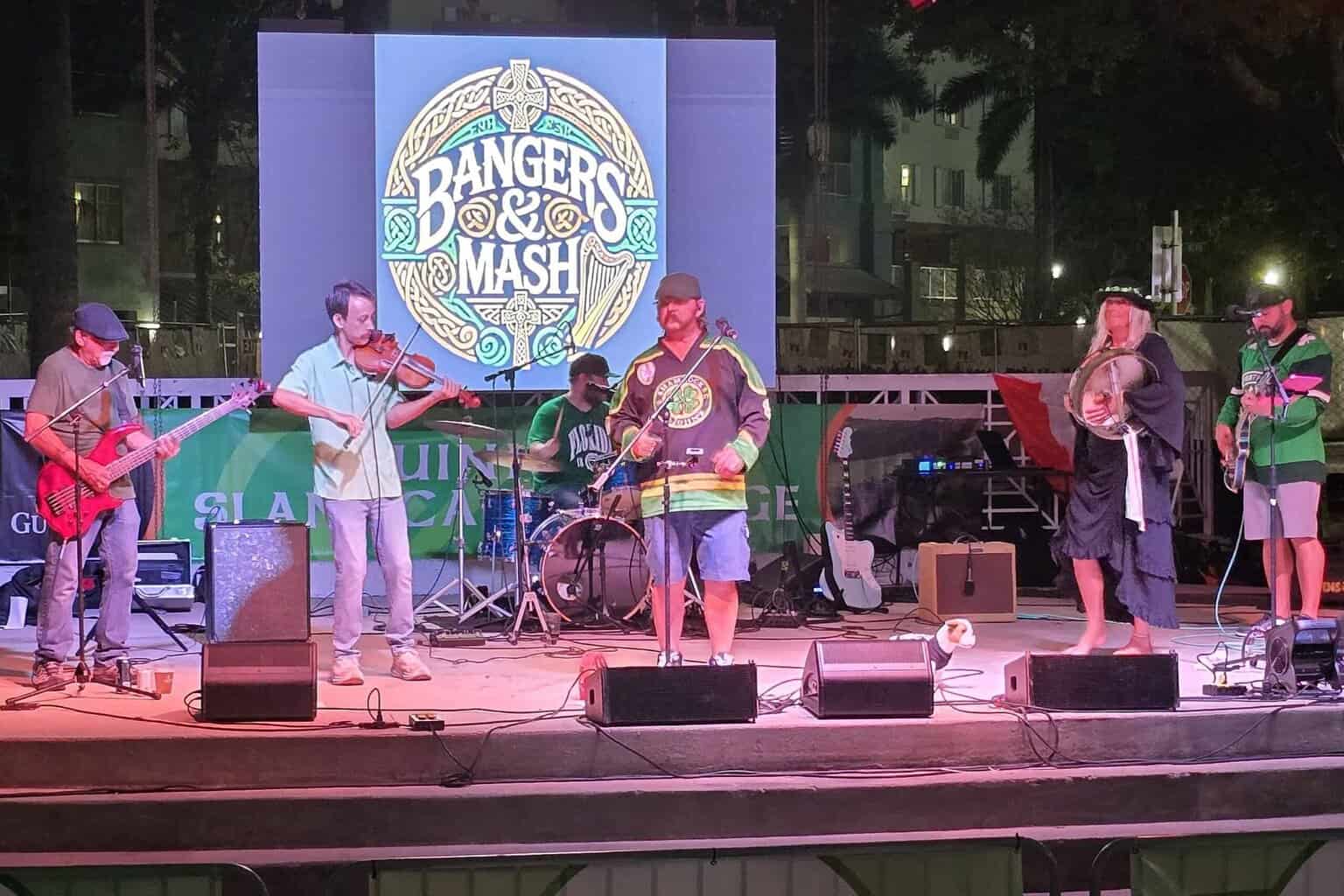 Bangers & Mash at the Bamboo Room